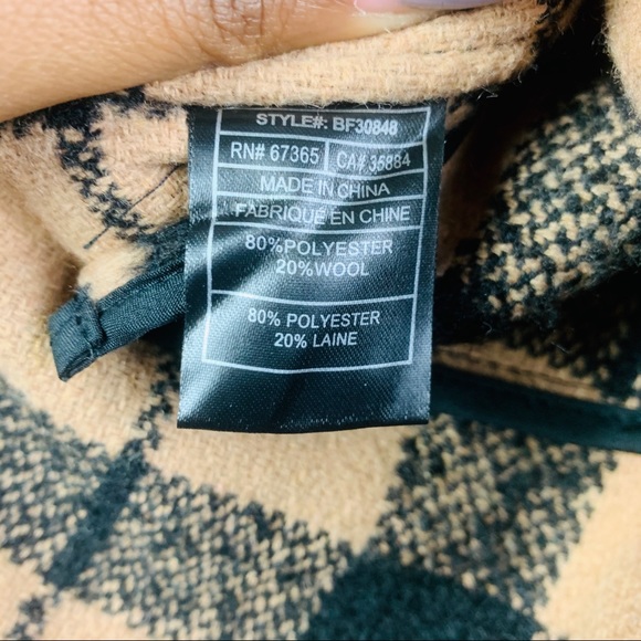 BB Dakota Kellen Plaid Wool Coat - Picture 6 of 6